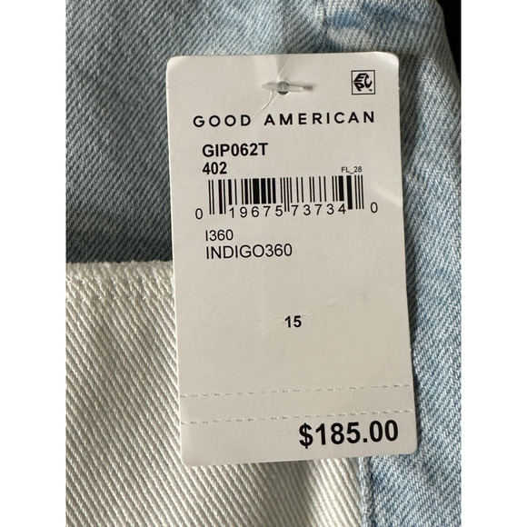 Good American Good Icon Pieced‎ Jeans Size 15 GIP062T - Picture 6 of 7